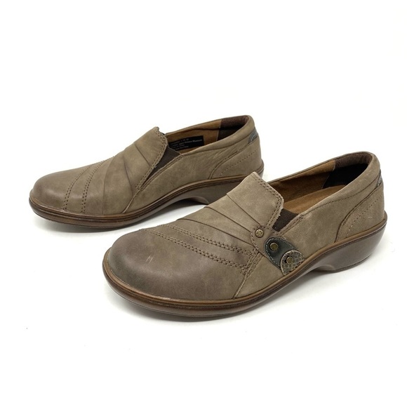 Aravon Danielle Leather casual shoes stone - Picture 3 of 9